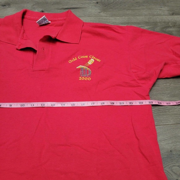Vintage Gold Coast Classic Shirt Men Extra Large Red Polo Y2k San Diego Football - Picture 5 of 8